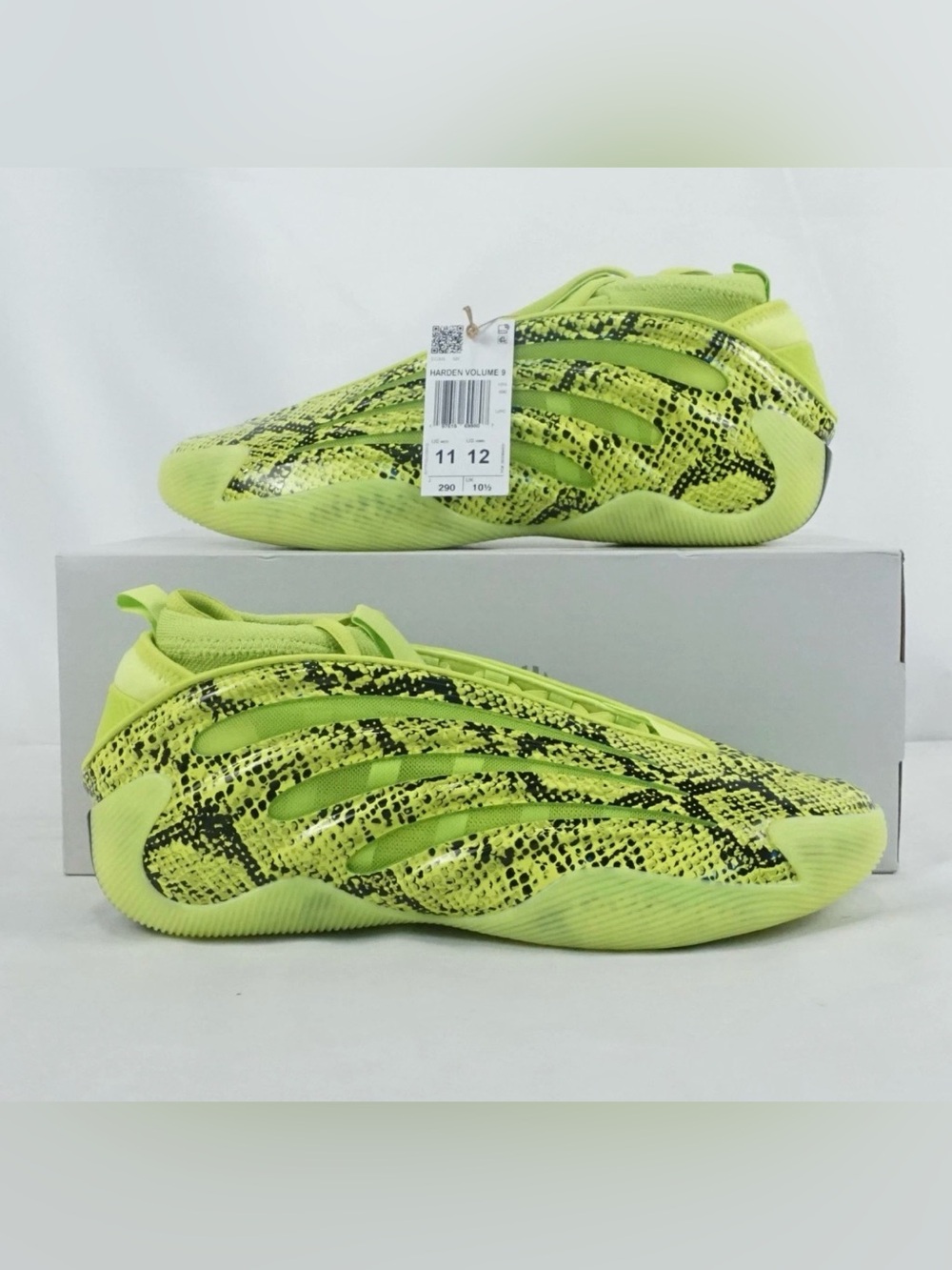 New Adidas Harden Vol.9 Green Snakeskin Shoes Size 11
